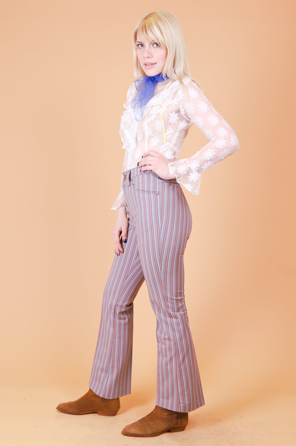 Vintage 1960's Incense and Peppermints Stripe Pants