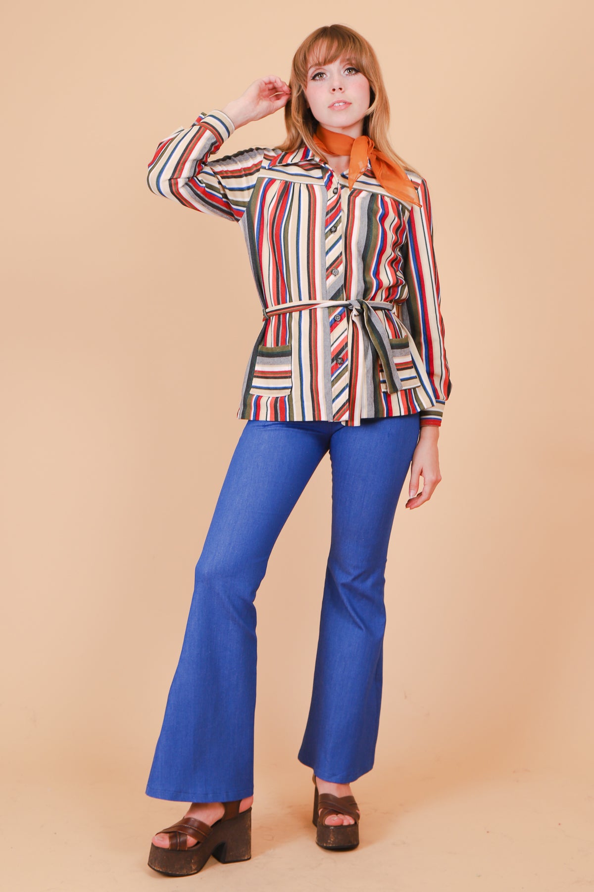Vintage 1970’s Sunset Stripe Jacket