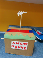 An angry bunny