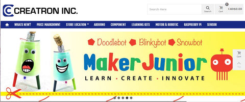 Maker Junior banner image from Creatron Inc