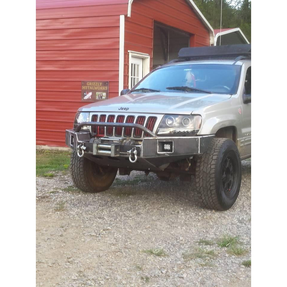 199904 Jeep Grand Cherokee WJ Custom Front Winch Bumper w