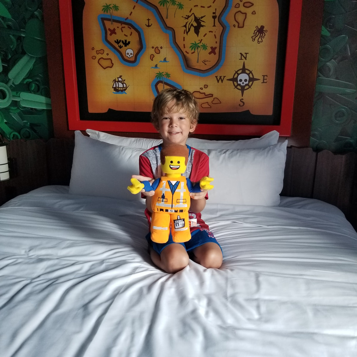 emmet plush lego