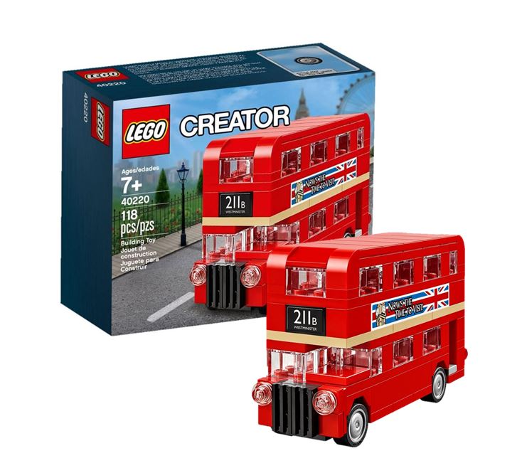 lego london bus magnet