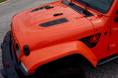 US Military Star Fender Vent Decals for your Jeep Wrangler JL or Gladiator JT - Exact Fit