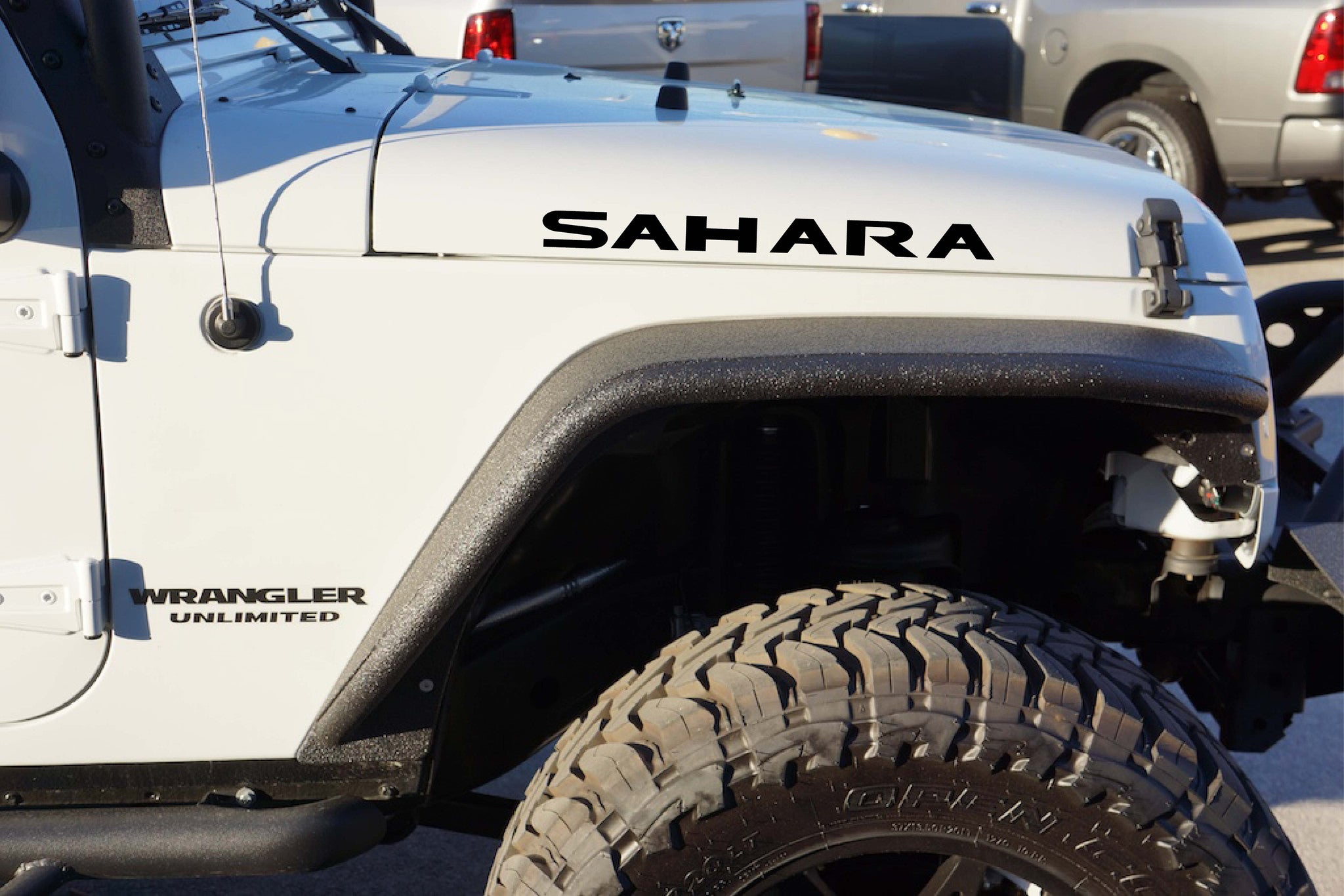 Jeep sahara hood decals #5