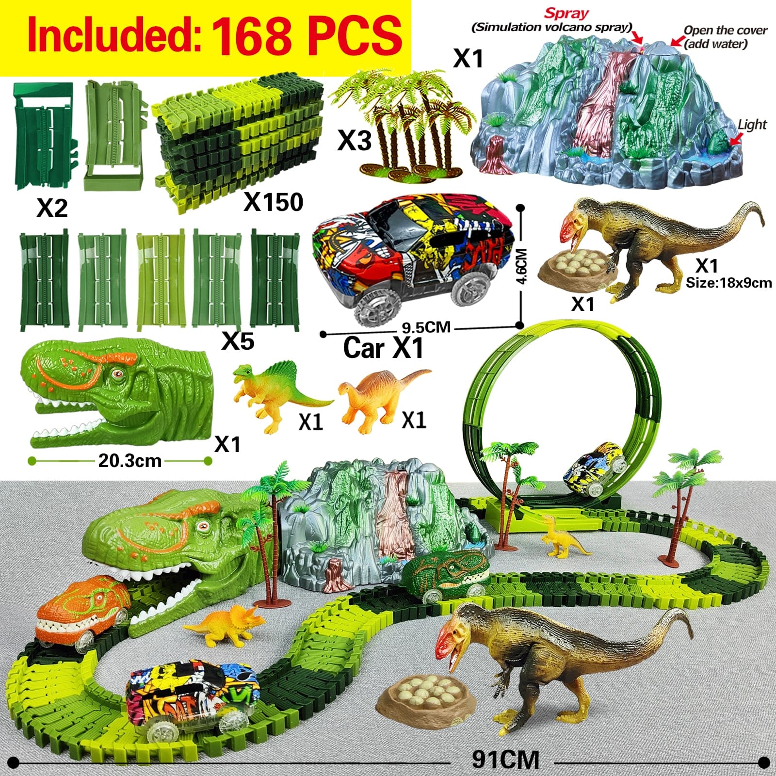 dino 360 track set