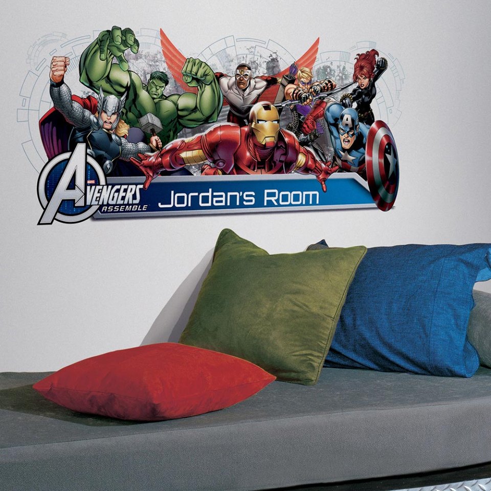 Avengers Peel And Stick Headboard