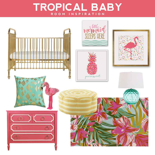 Tropical Baby Room Inspiration