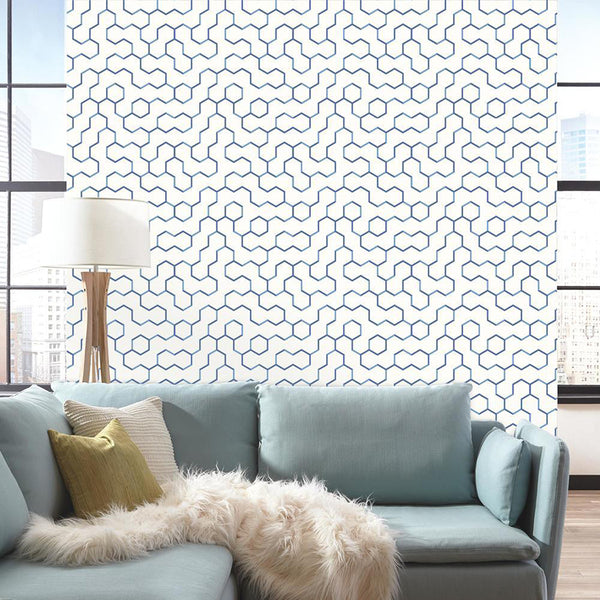 Create An Accent Wall With Peel and Stick Wallpaper