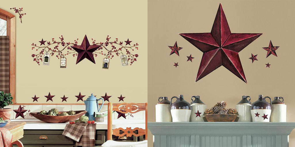 Country Stars Wall Decals