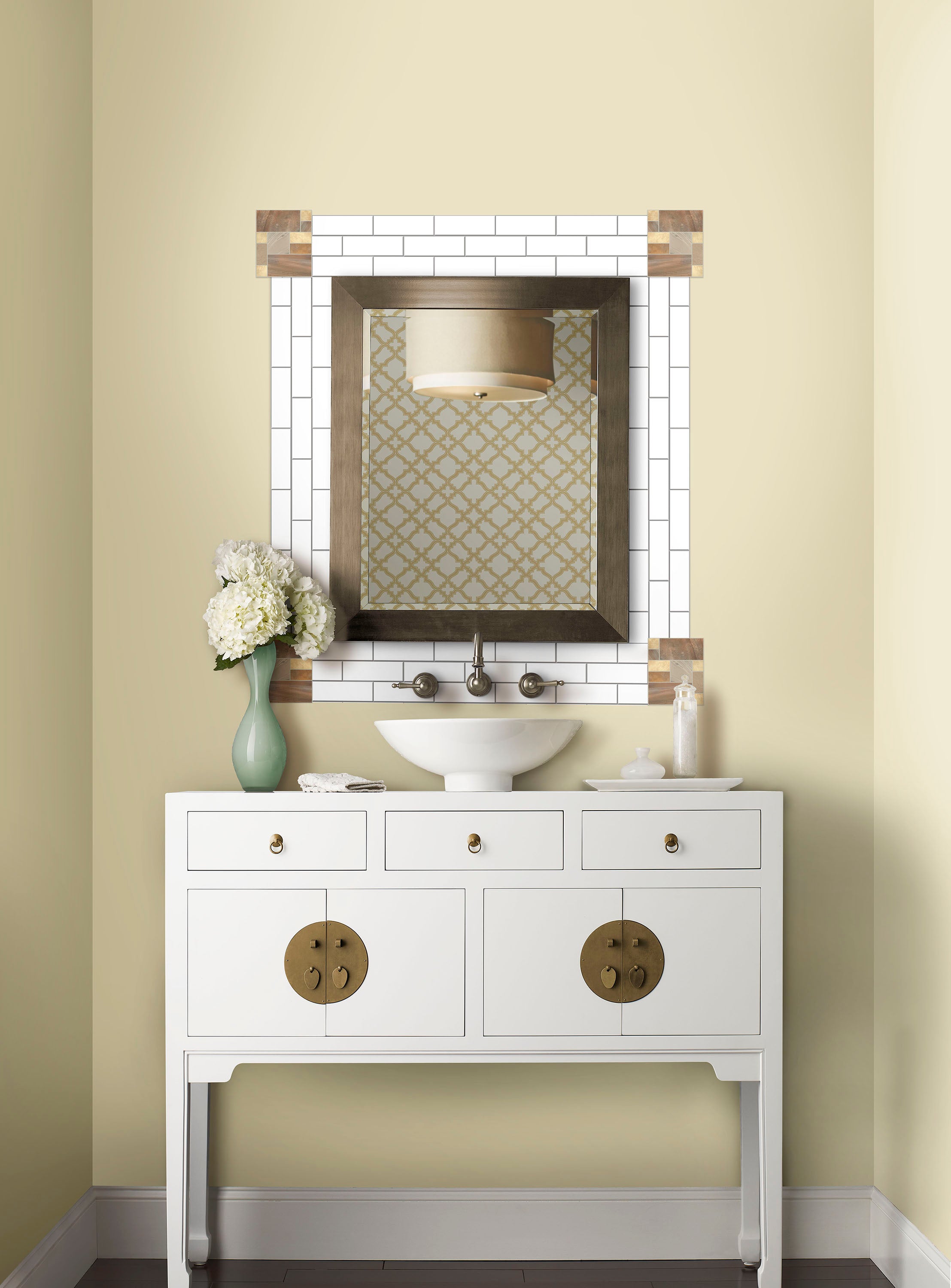 Create A Statement Look In A Bathroom With Sticktiles