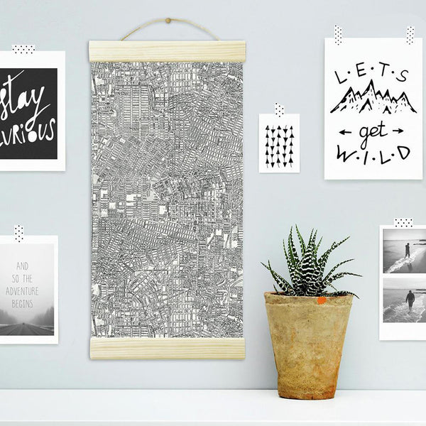 Create DIY Artwork With Peel And Stick Wallpaper