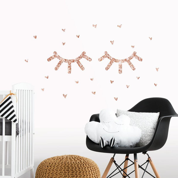 Eyelash Peel And Stick Wall Decals