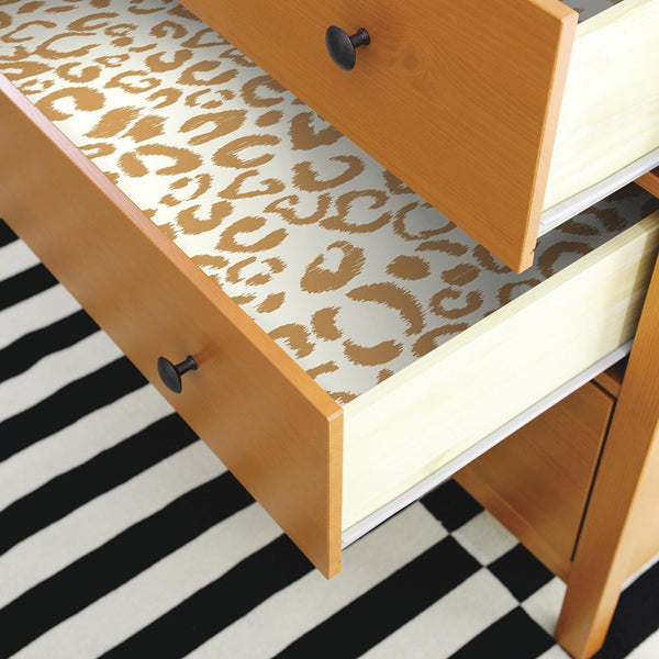 Line Your Drawers With Peel And Stick Wallpaper