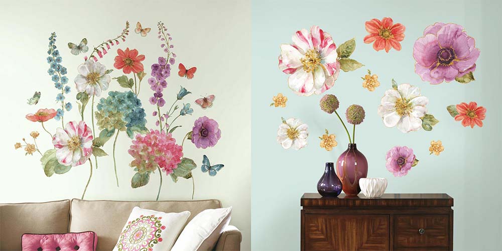 Lisa Audit Floral Wall Decals