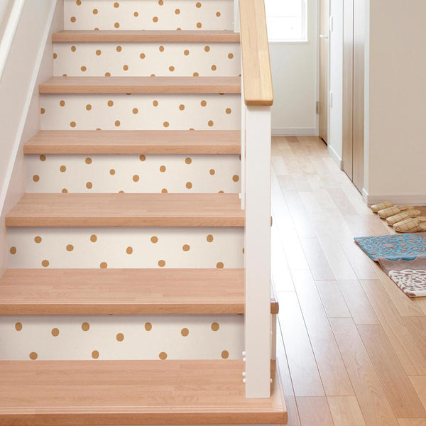 Decorate Steps With Peel And Stick Wallpaper