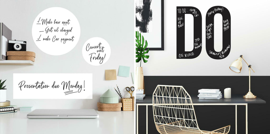 writable wall decals for home office