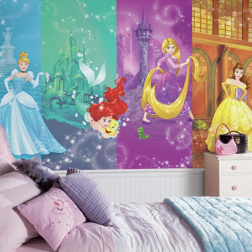 Disney wallpaper mural for girl's bedroom Disney Princess Giant photo wall art 