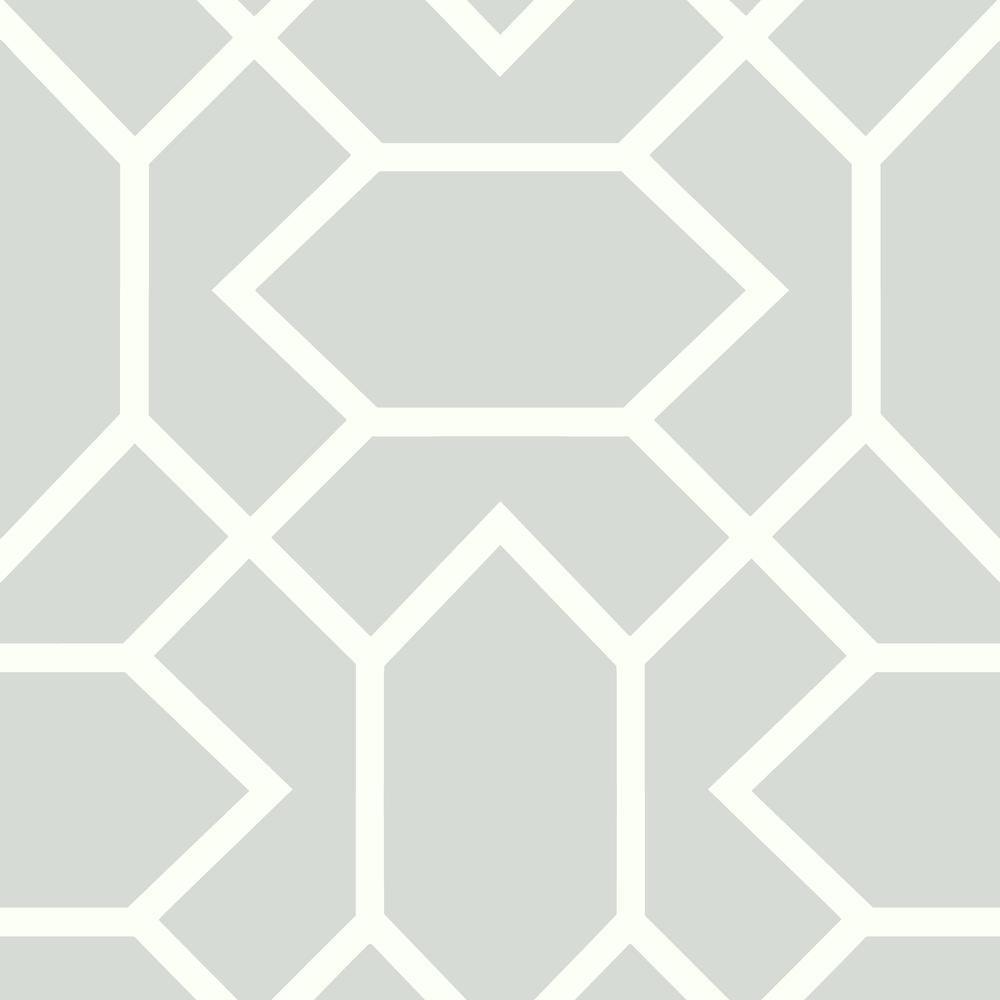 geometric wallpaper in gray