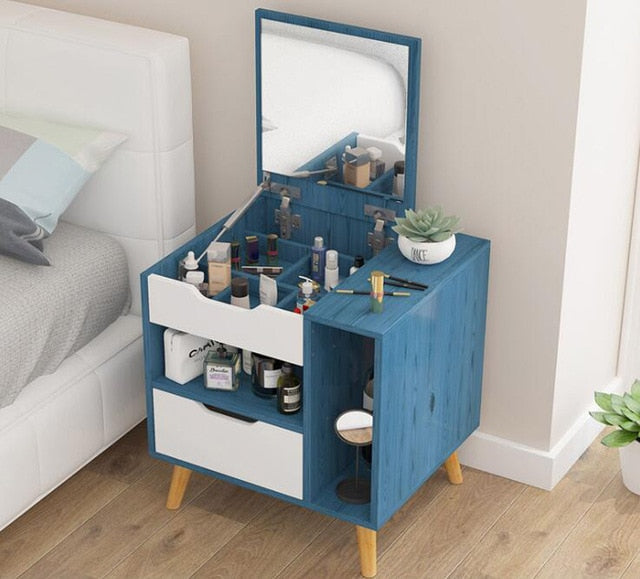 Nordic Modern Wood Dresser Nightstand Bedroom Furniture Dressing