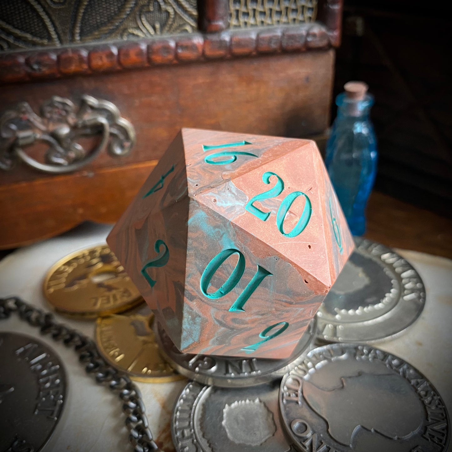 Verdigris: Goliath D20 (50mm)