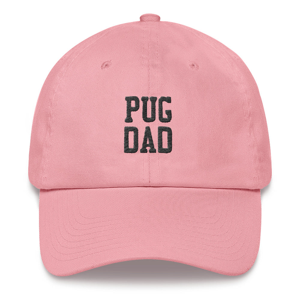 Pug Dad Hat - Pug Apparel (Black Stitching) - dutchviews