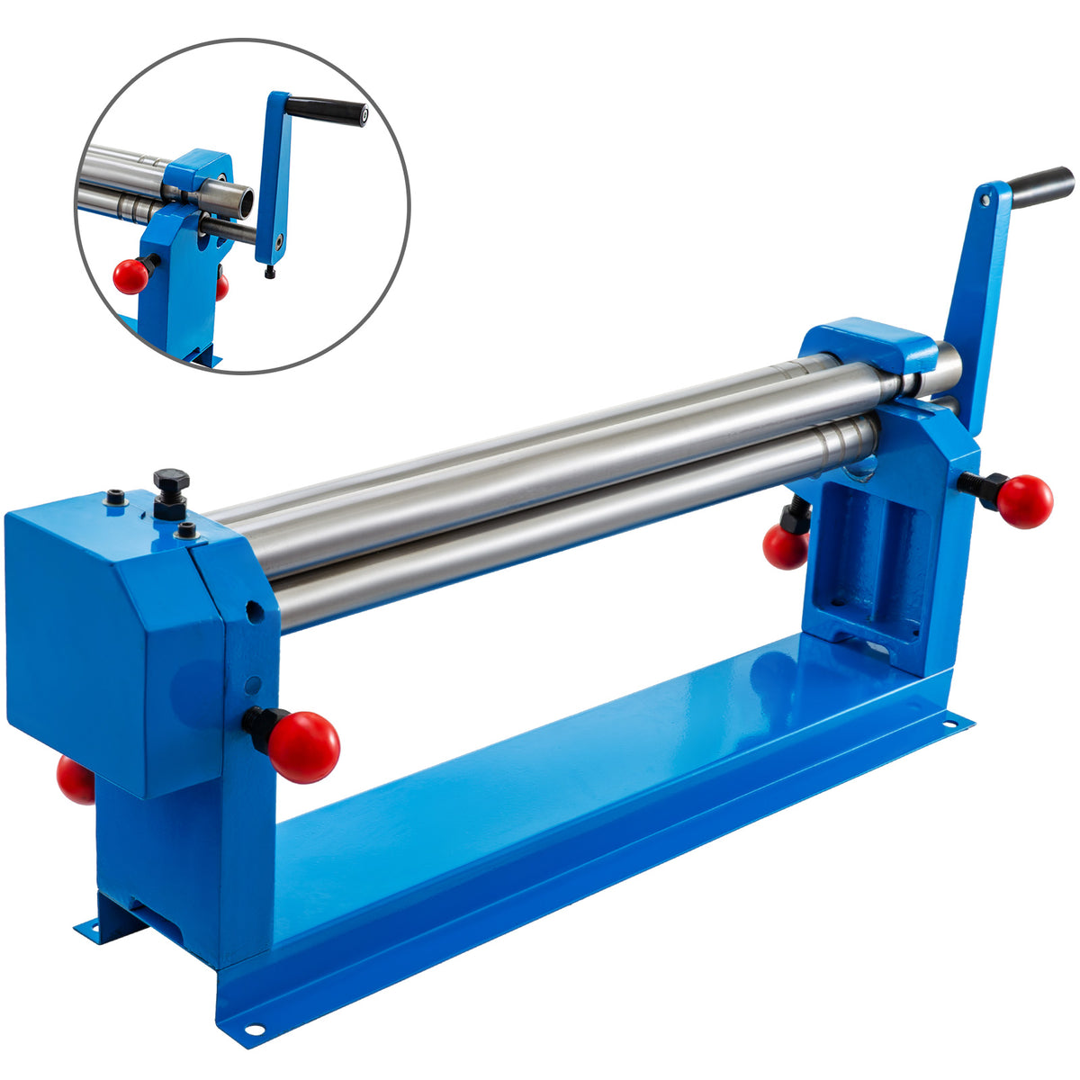 Sr 610j Slip Roll Machine 570mm Manual Solid Metal Sheet Bender 3 Wire