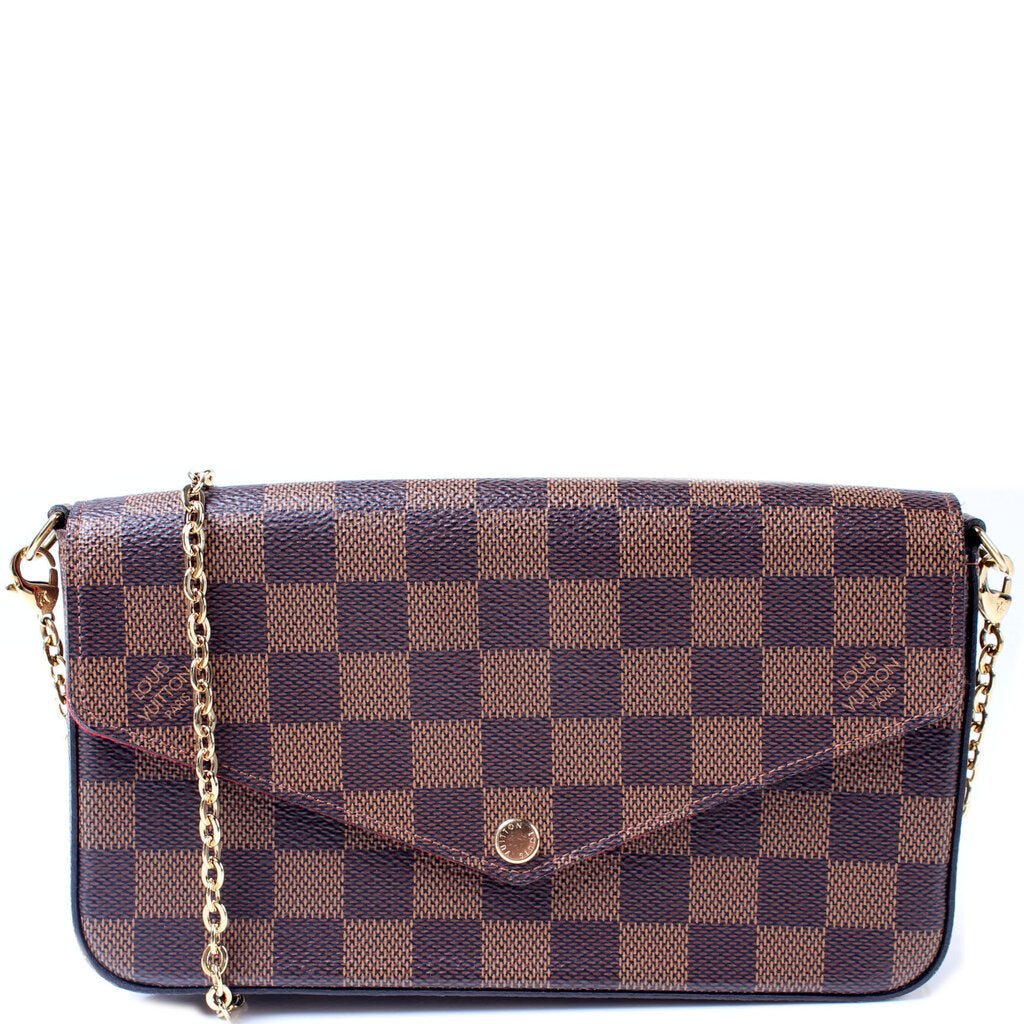 Louis Vuitton Damier Azur Pochette Felicie - Neutrals Crossbody