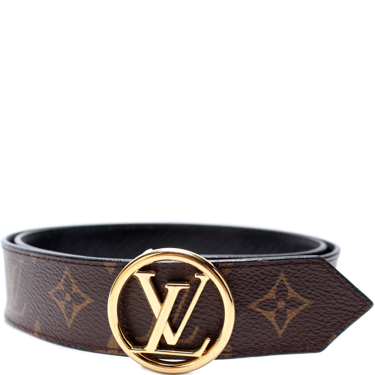 Louis Vuitton Black Monogram Canvas and Leather Angel Wing Belt 80
