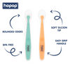 Soft Tip Silicone Feeding Spoons for Baby - 2 Pack