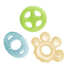 Multi Textured, Water Filled Cooling Teether,Pack of 3