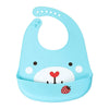 Easy Clean Crumb Catcher Food Grade Silicon Bib, Suitable for Infants hopop.in