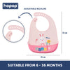 Easy Clean Crumb Catcher Food Grade Silicon Bib, Suitable for Infants and Toddlers between 6 to 36 Months - hopop.in