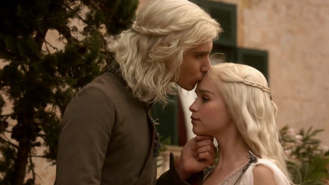 Daenerys et Viserys dans la première saison