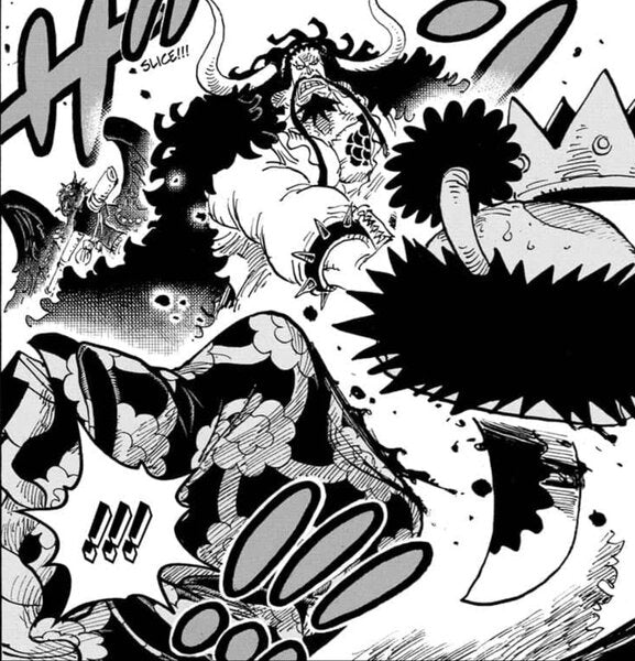 Kaido décapite Orochi