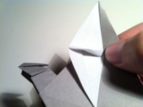 Dragon origami étape 31