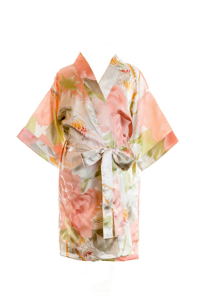 girls floral dressing gown