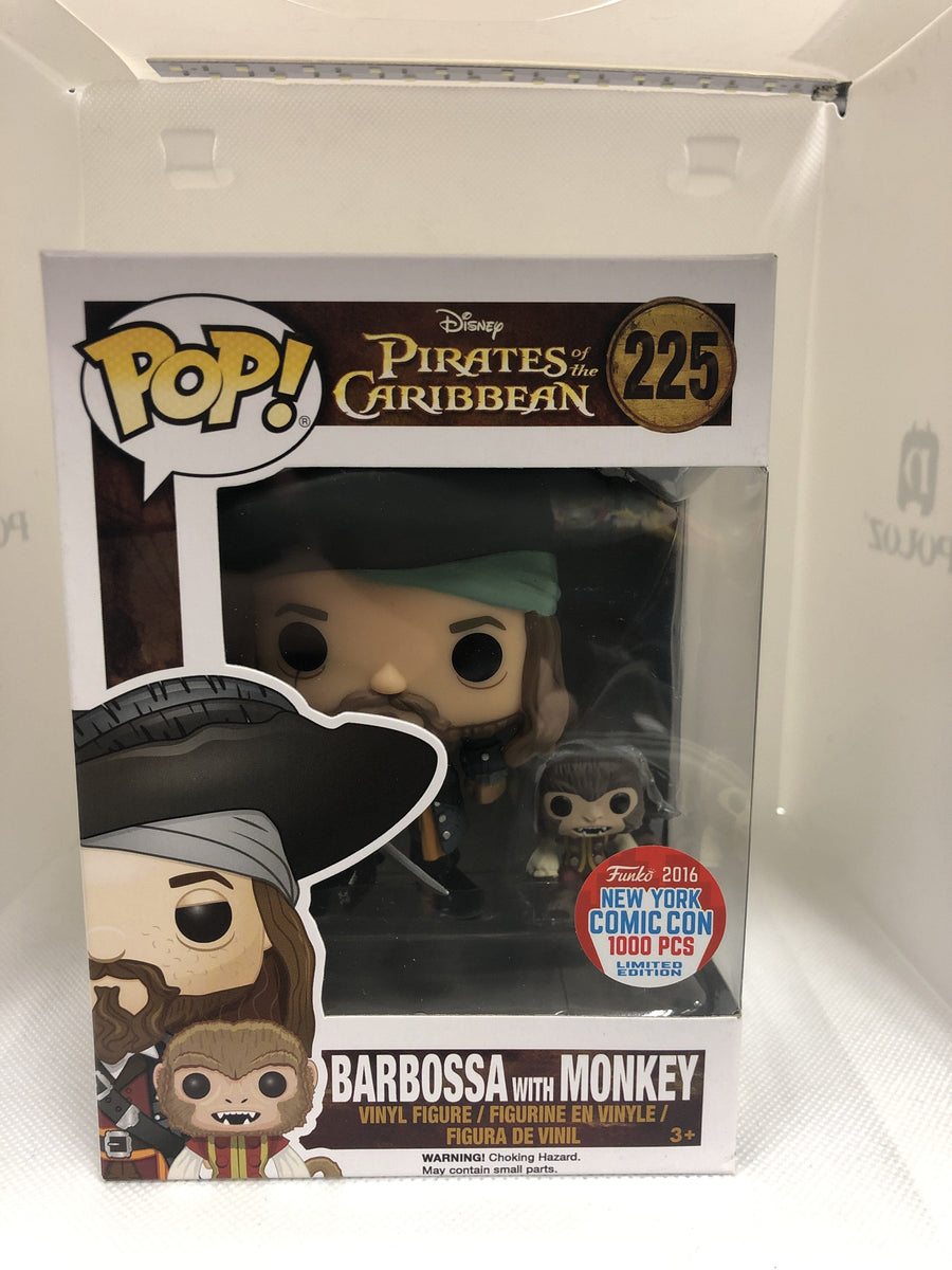 barbossa with monkey funko pop