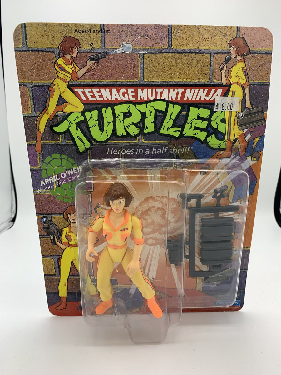 Playmates TMNT Teenage Mutant Ninja Turtles APRIL O'Neil LOST COLOR  5" OLD