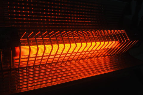 Picture of a turned on heater
