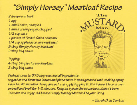 Simply Horsey Meatloaf From Sarah D.
