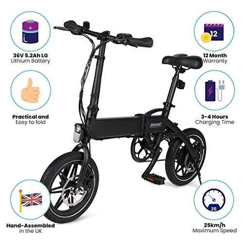 whirlwind lightweight folding electric bike