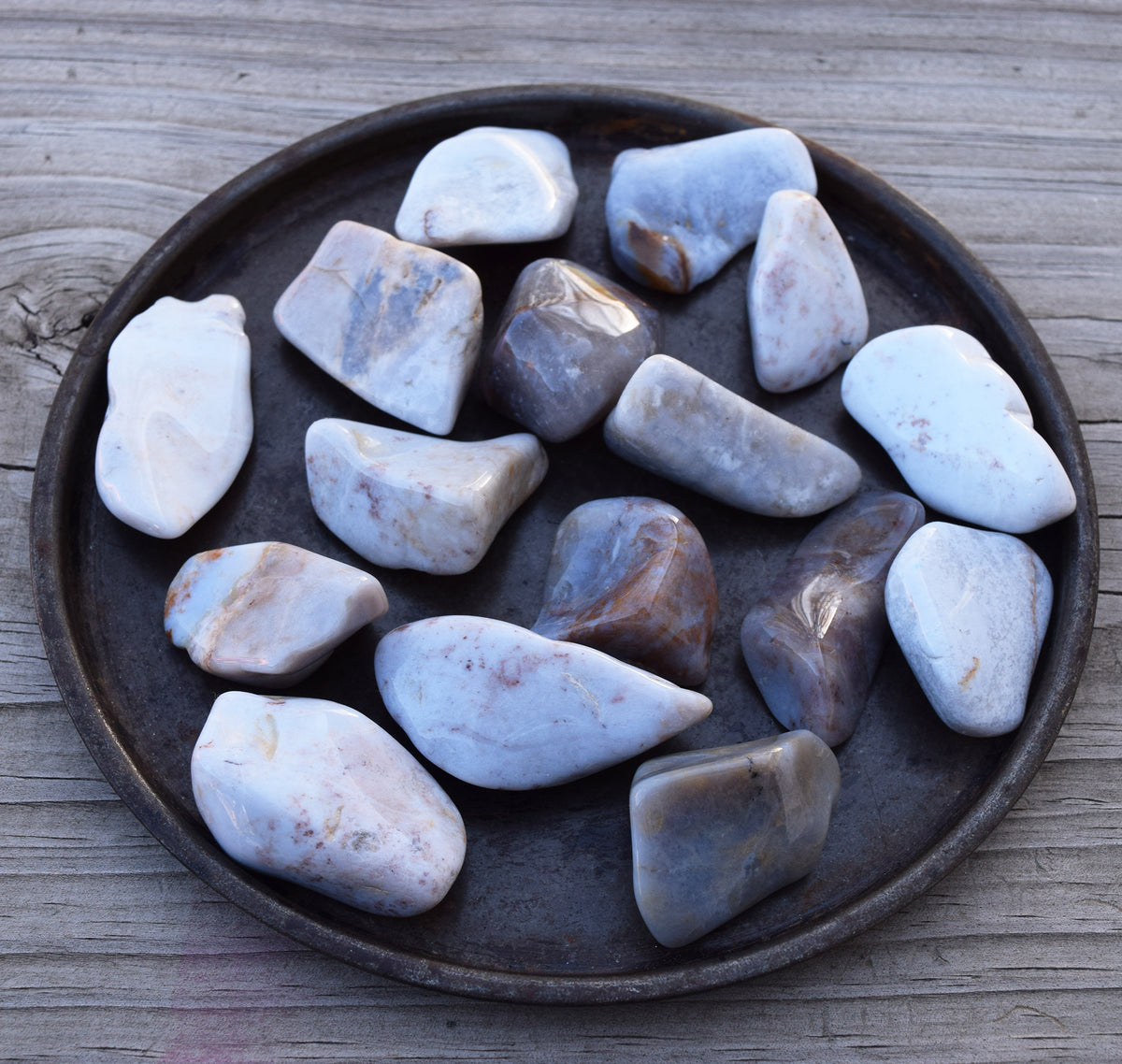 blue lace agate angel