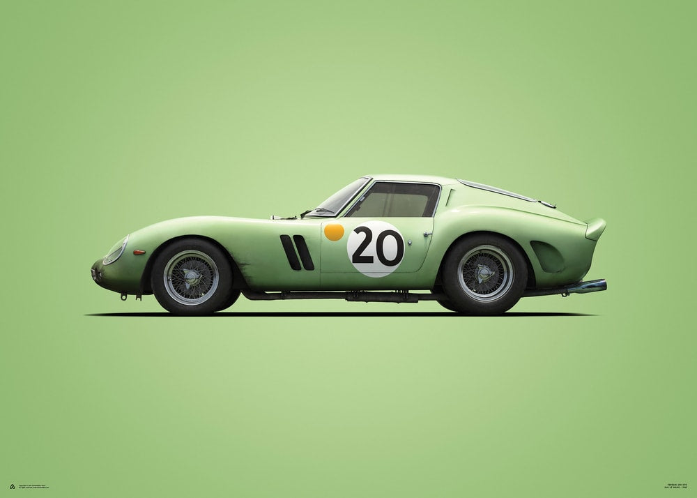 ferrari 250 gto green