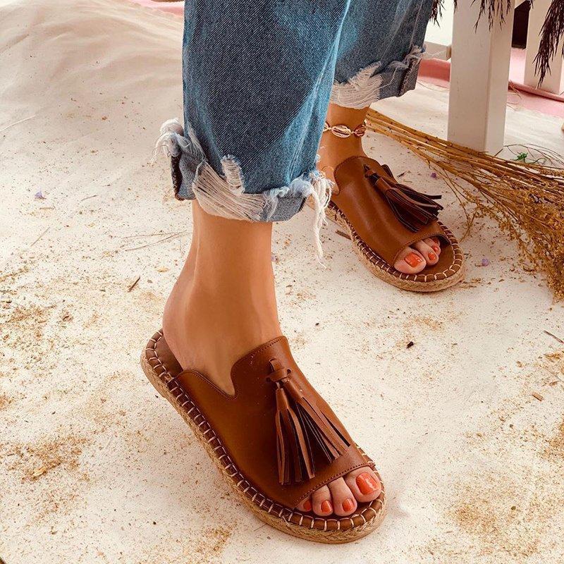 new fashion women's slip on sandals