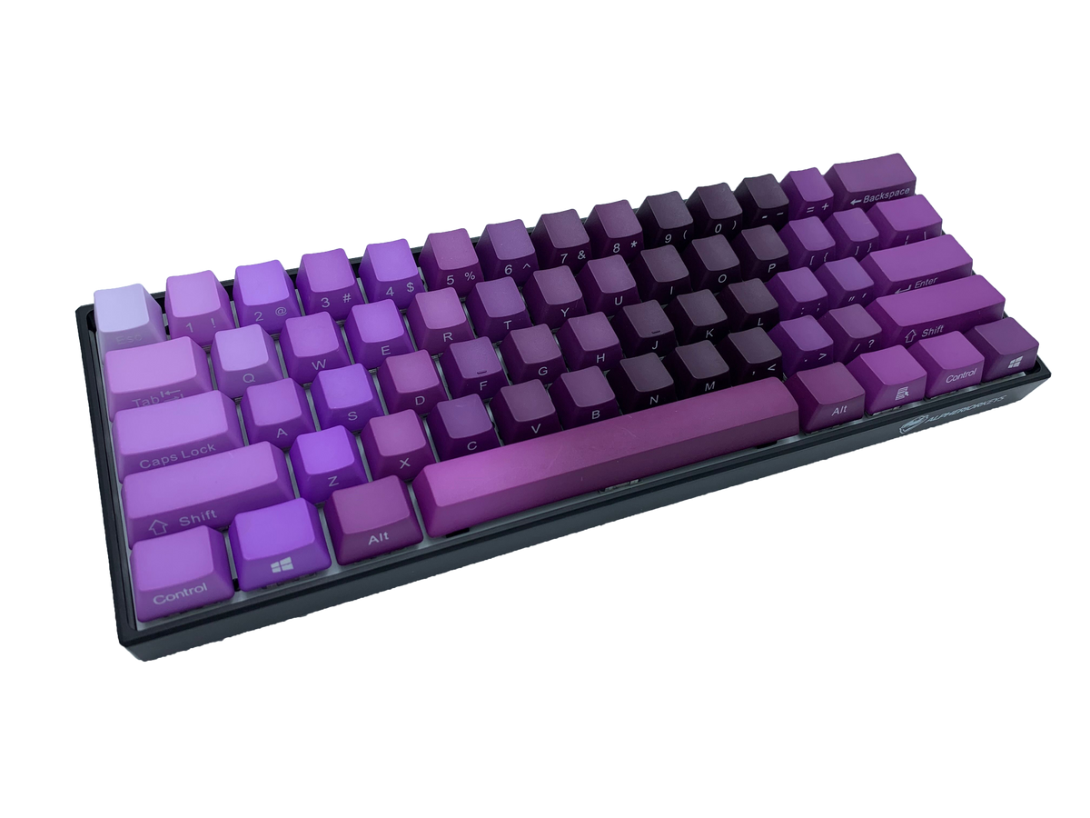 Customizable Keycap,Purple Resin Transparent Keycap OEM Height Spacebar Keycap Suitable for MX Switch 