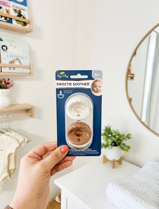 Coconut/Toffee Sweetie Soother Pacifier Set