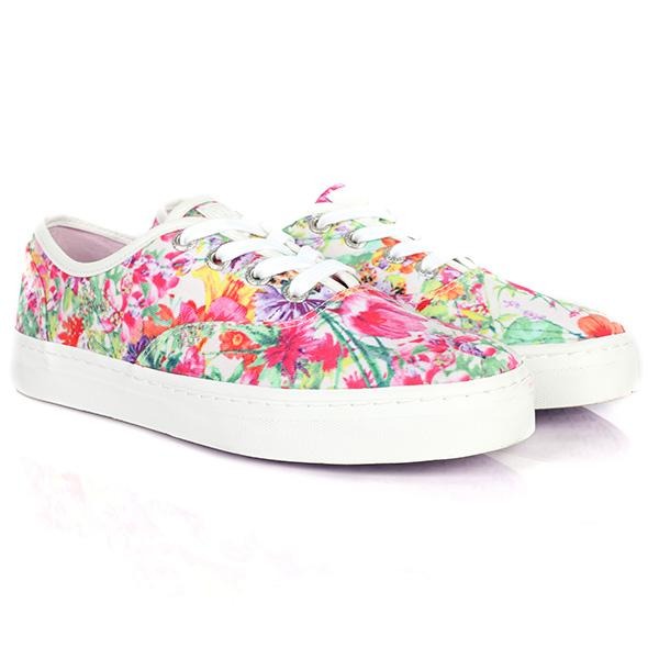 girls floral sneakers