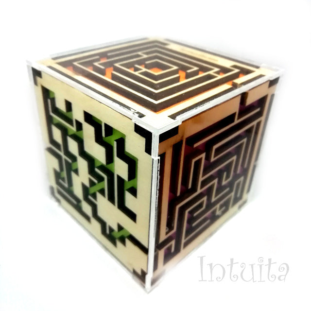 handmade cube labirynth for him for Christmas in Intuita Shop