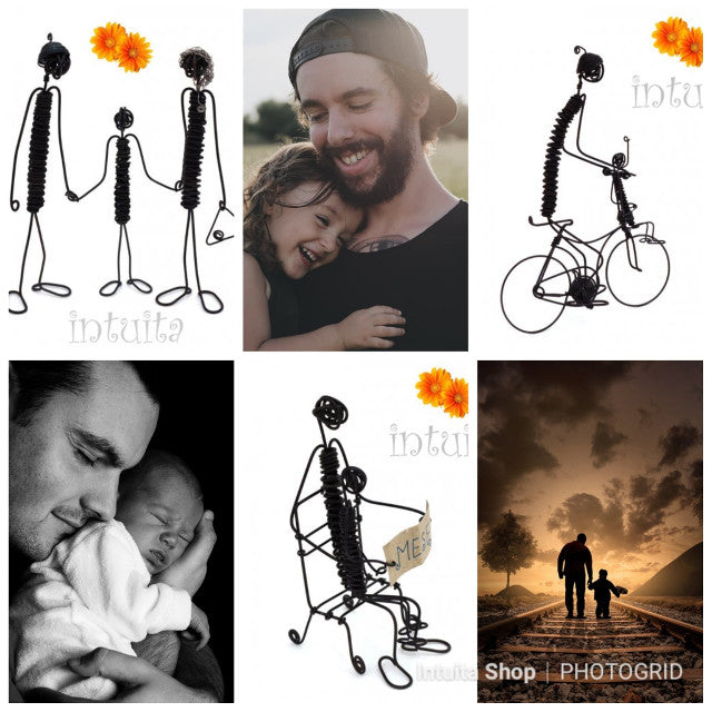 Wire figurines For Dad Series